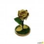 Rosa Eterna Oro en Cúpula de cristal