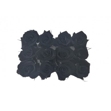 ROSAS NEGRAS 12UDS DE 4CM