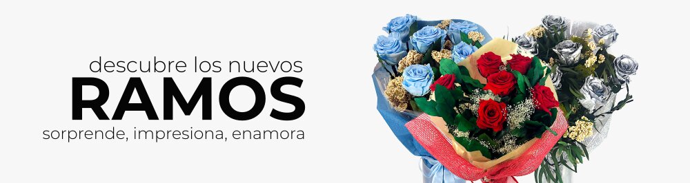 Ramos de rosas preservadas